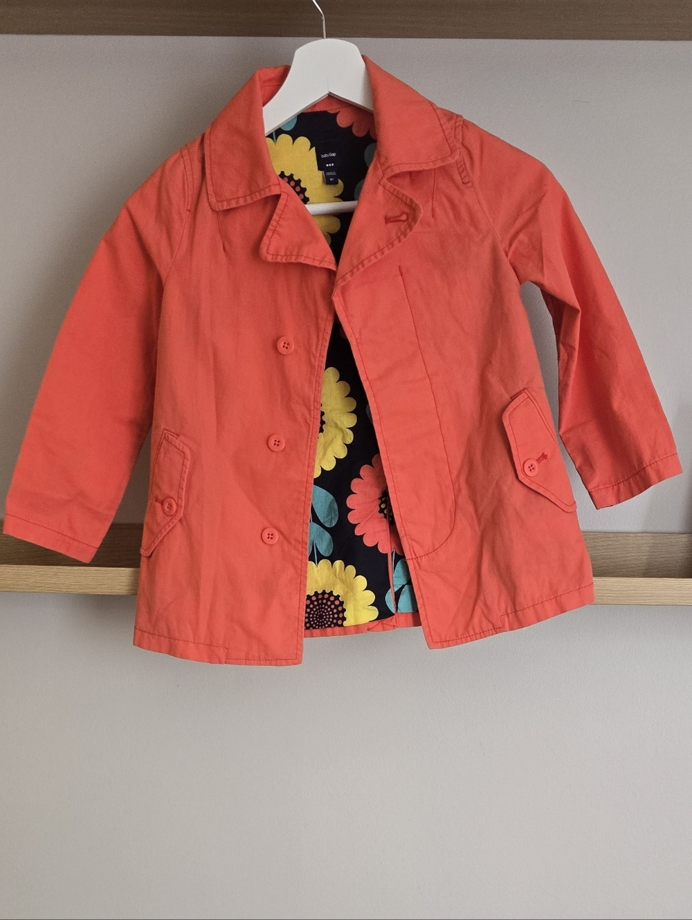 GAP Coral Jacket with Floral Lining